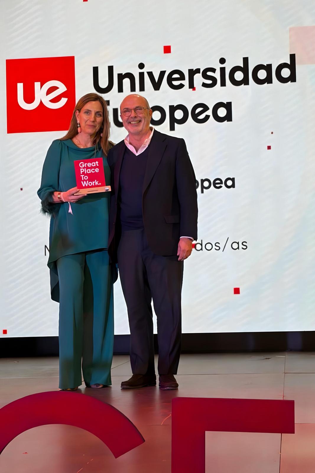La Universidad Europea, en el Top 10 mejores empresas para trabajar en España según Great Place To Work® La Universidad Europea, en el Top 10 mejores empresas para trabajar en España según Great Place To Work®