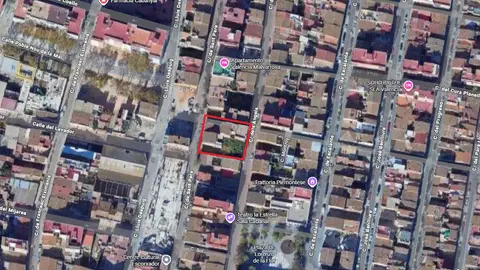 Parcelas sobre las que se construirá el complejo cabanyal