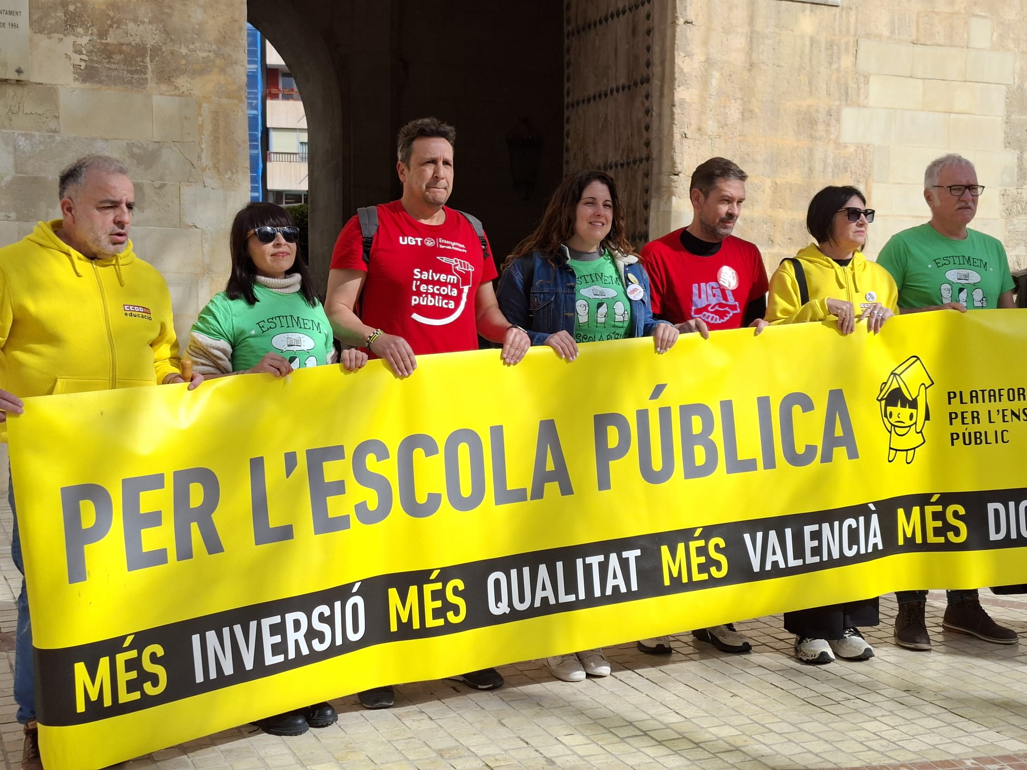 Los sindicatos de educación cerrarán marzo movilizados en Elche y Elda Los sindicatos de educación cerrarán marzo movilizados en Elche y Elda