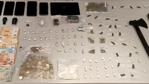 Objetos recuperados por la Policía en Alzira Objetos recuperados por la Policía en Alzira