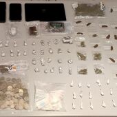 Objetos recuperados por la Policía en Alzira