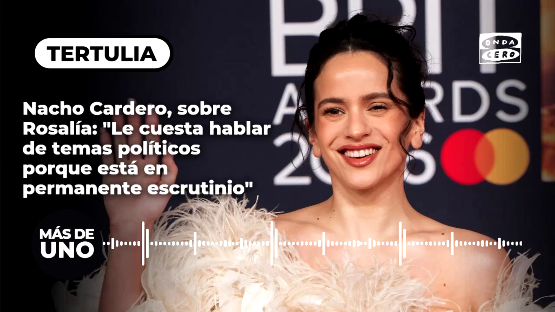 Nacho Cardero, sobre Rosalía: "Le cuesta hablar de temas políticos porque está en permanente escrutinio" Nacho Cardero, sobre Rosalía: "Le cuesta hablar de temas políticos porque está en permanente escrutinio"
