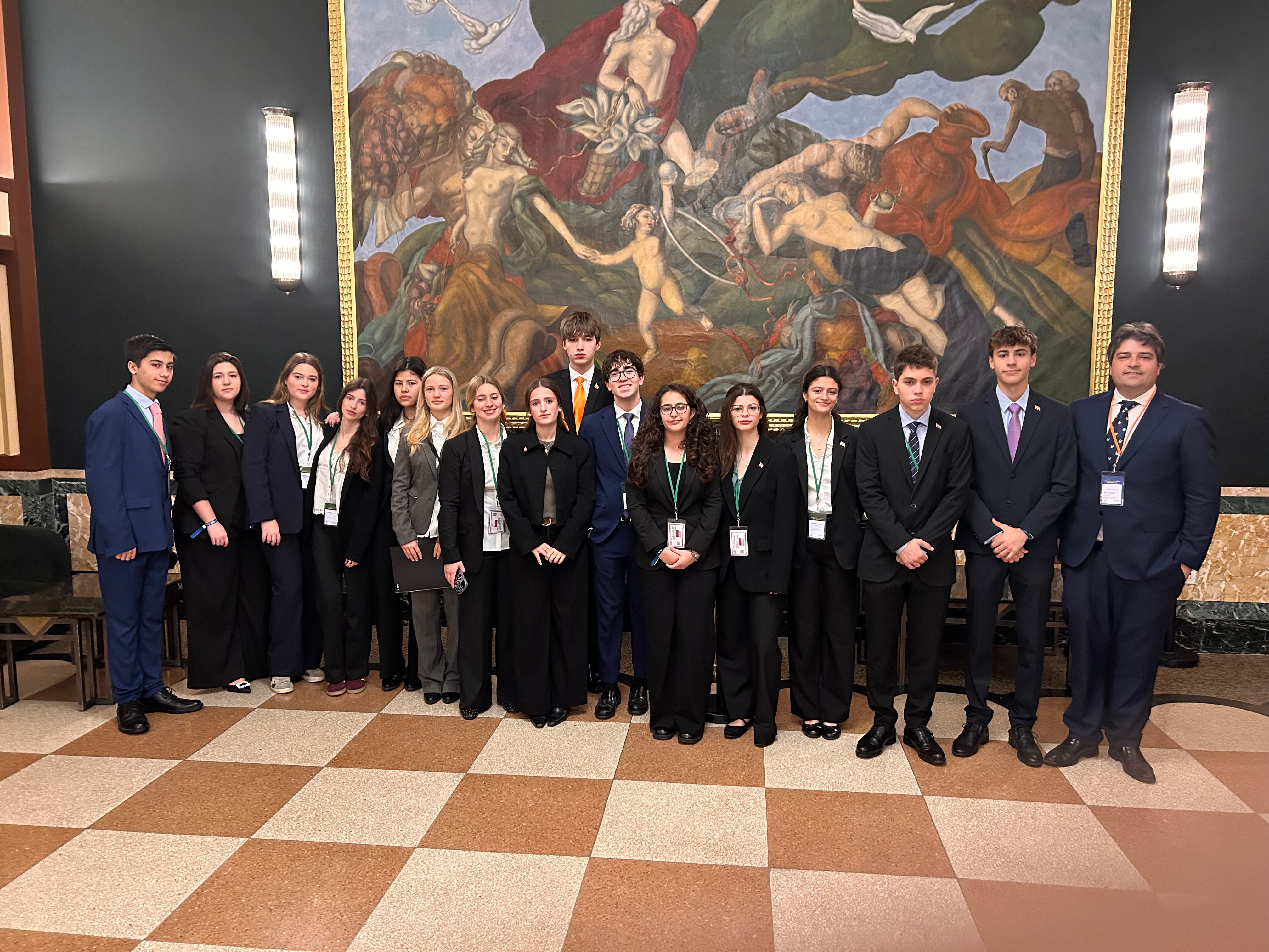 El Colegio Luis Vives logra dos reconocimientos internacionales en el Change the World Model United Nations celebrado en Nueva York El Colegio Luis Vives logra dos reconocimientos internacionales en el Change the World Model United Nations celebrado en Nueva York