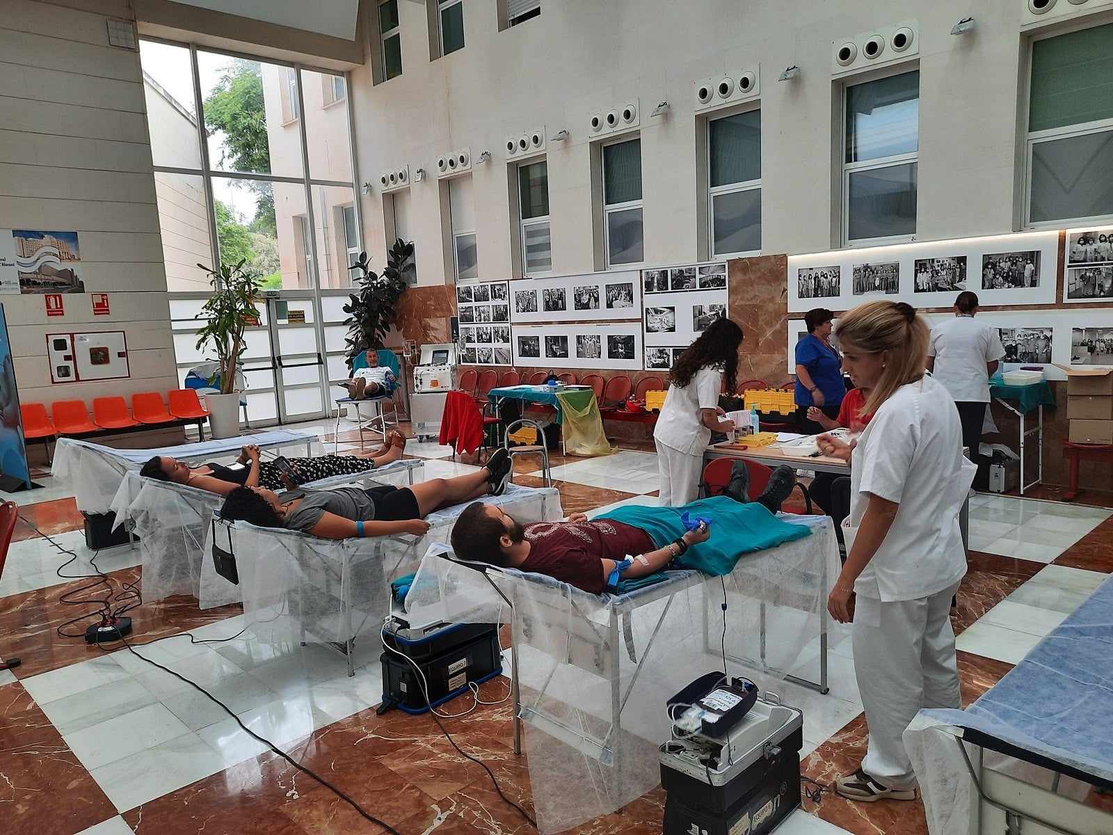 Jornada de donación de sangre y plasma en el Hospital General de Alicante Jornada de donación de sangre y plasma en el Hospital General de Alicante