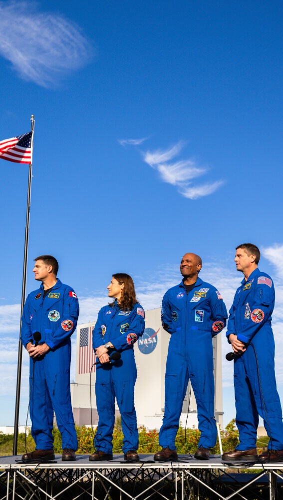 Estos son los cuatro tripulantes de Artemis II que volverán a la Luna 50 años después