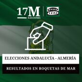 Resultados de las elecciones de Andalucía 2026 en Roquetas de Mar