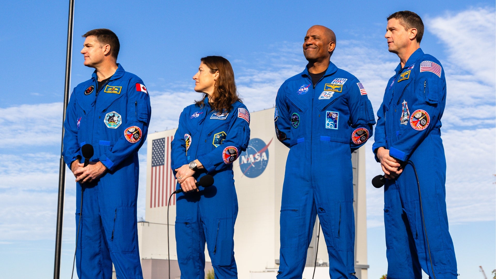 Wiseman, Koch, Glover y Hansen, los cuatro tripulantes de Artemis II que volverán a la Luna 50 años después Wiseman, Koch, Glover y Hansen, los cuatro tripulantes de Artemis II que volverán a la Luna 50 años después