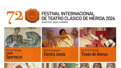 El Festival de Mérida supera en tan sólo una semana las 15.000 entradas vendidas tras la presentación de su 72ª edición El Festival de Mérida supera en tan sólo una semana las 15.000 entradas vendidas tras la presentación de su 72ª edición