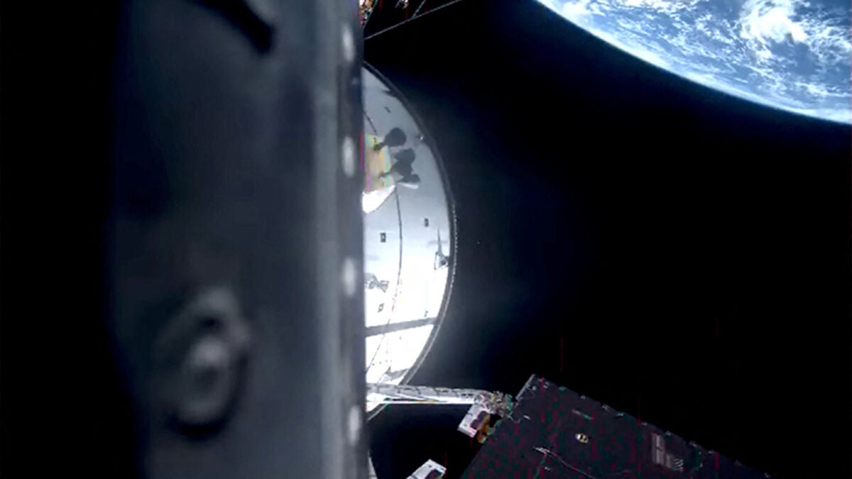 Cápsula Orion rumbo a la Luna