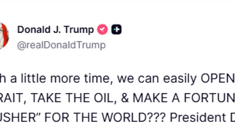 Mensaje de Donald Trump en Truth Social
