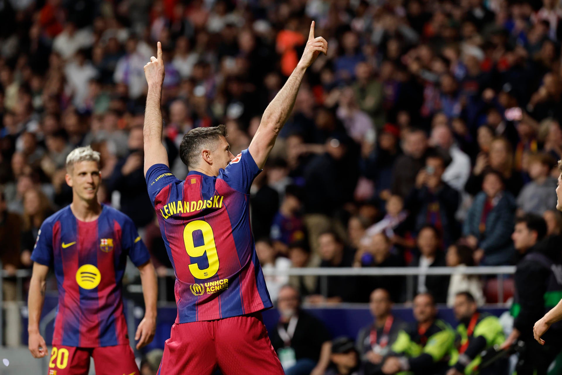 Lewandowski da la victoria al Barça ante el Atlético de Madrid: así sonó en Radioestadio (1-2) Lewandowski da la victoria al Barça ante el Atlético de Madrid: así sonó en Radioestadio (1-2)