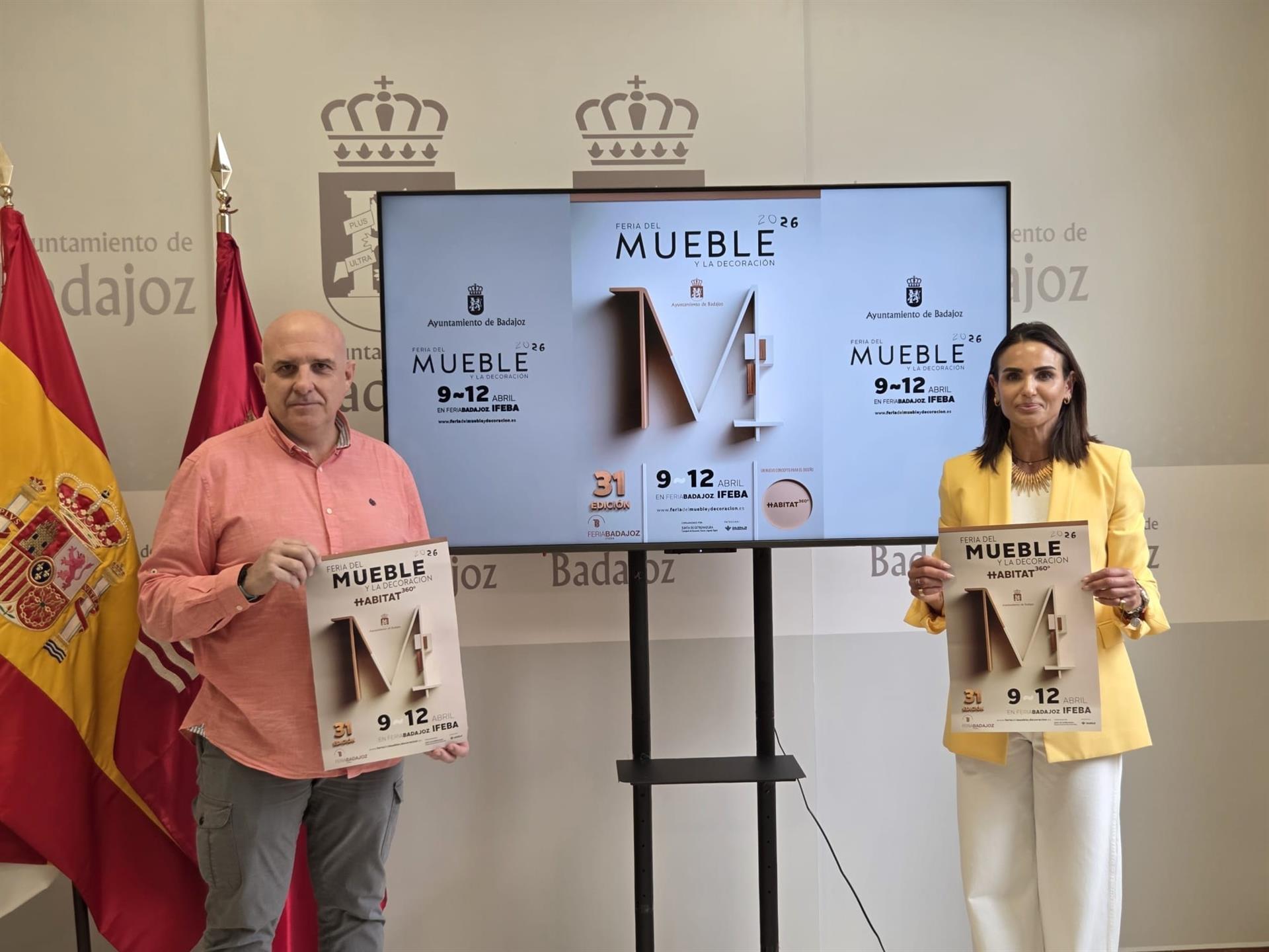 La Feria del Mueble y la Decoración se celebra del 9 al 12 de abril en Ifeba Badajoz con novedades como el concurso 'Reforma Live' La Feria del Mueble y la Decoración se celebra del 9 al 12 de abril en Ifeba Badajoz con novedades como el concurso 'Reforma Live'