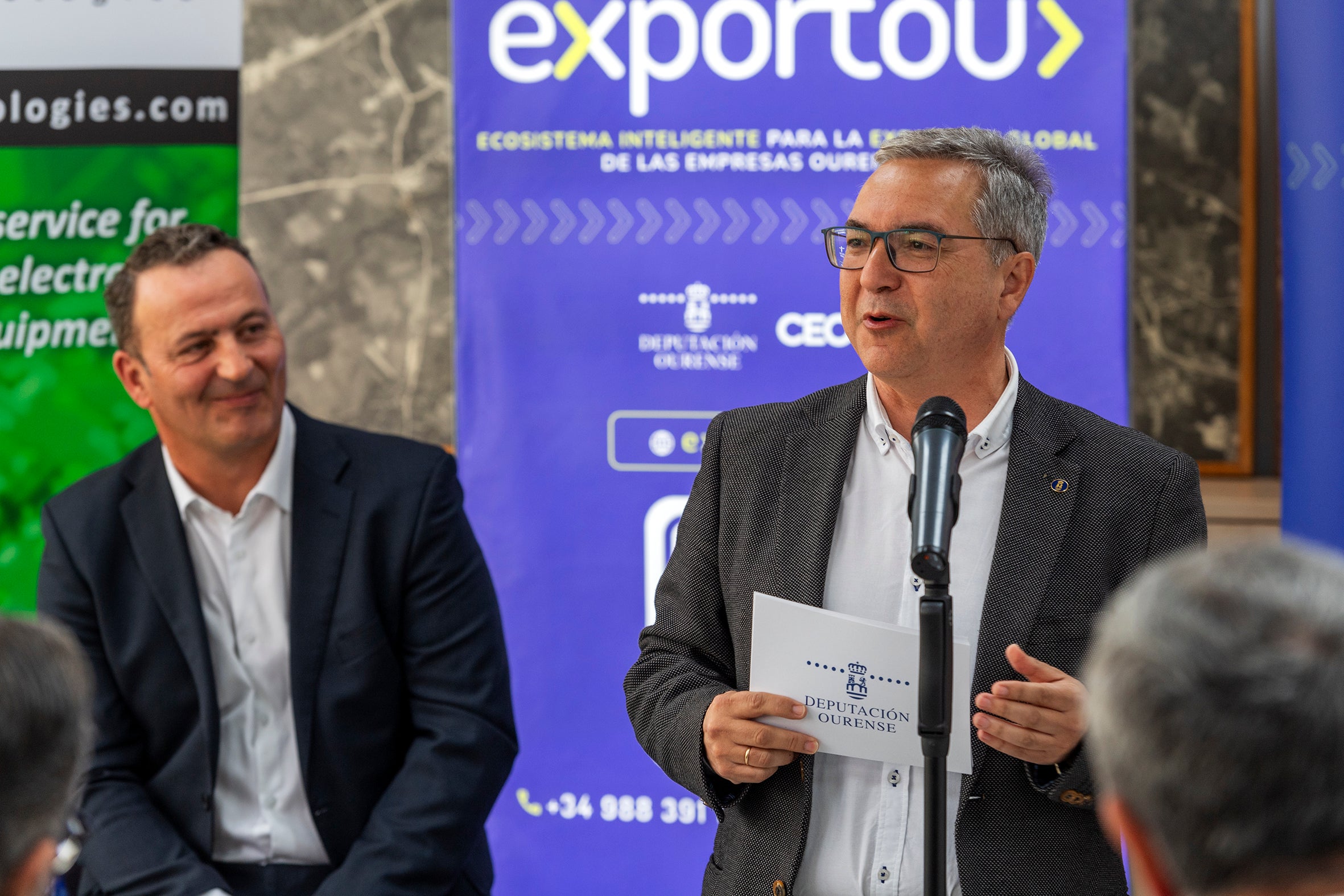 Luis Menor pon ó programa ExportOU como exemplo de “éxito de cooperación” Luis Menor pon ó programa ExportOU como exemplo de “éxito de cooperación”