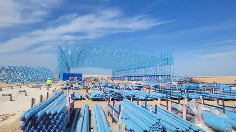 Las obras del astropuerto de Teruel avanzan a buen ritmo Las obras del astropuerto de Teruel avanzan a buen ritmo