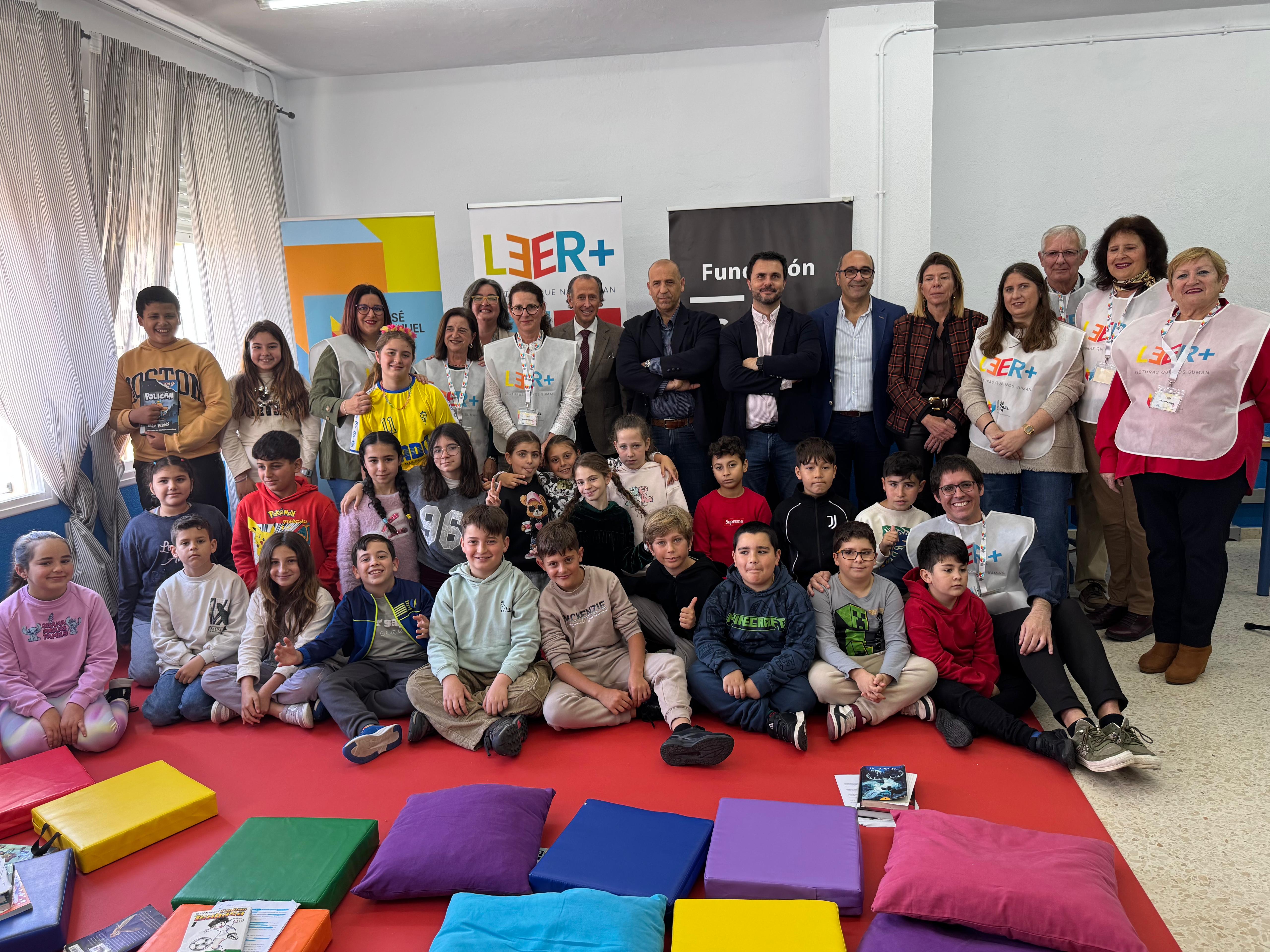 El proyecto 'Leer+' sigue creciendo y llega a Chiclana El proyecto 'Leer+' sigue creciendo y llega a Chiclana