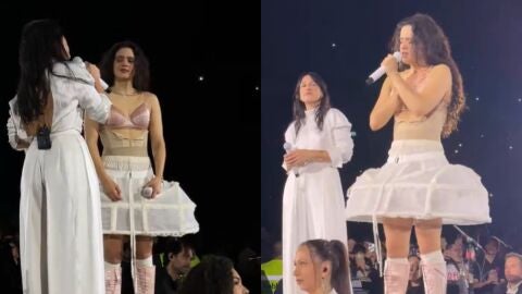 Rosal&iacute;a y Carminho, en el primer concierto de LUX TOUR en Lisboa (Portugal)