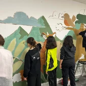 Escolares de Ourense participan en «Plantando árbores con pinceis» Escolares de Ourense participan en «Plantando árbores con pinceis»