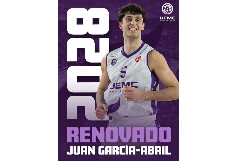 Juan García-Abril firma hasta 2028 con el UEMC CB Ciudad de Valladolid Juan García-Abril firma hasta 2028 con el UEMC CB Ciudad de Valladolid