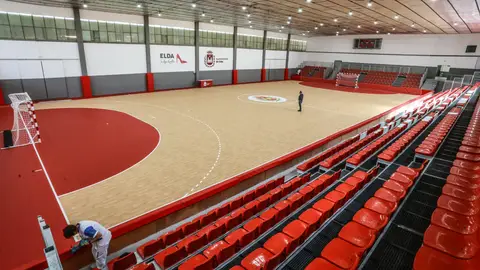 El pabellón Juan Carlos Verdú de Elda. El pabellón Juan Carlos Verdú de Elda.