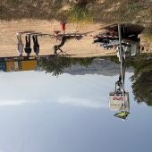 La Nucía instala 12 farolas solares en los parkings de la ermita de Sant Vicent