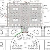 Plano de la ampliación proyectada en el cementenerio nuevo de Santa Pola.