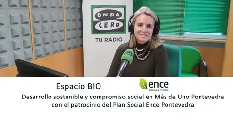 María Buceta, responsable del proyecto “Forestales en Igualdad”. Espacio Bio en Más de Uno Pontevedra