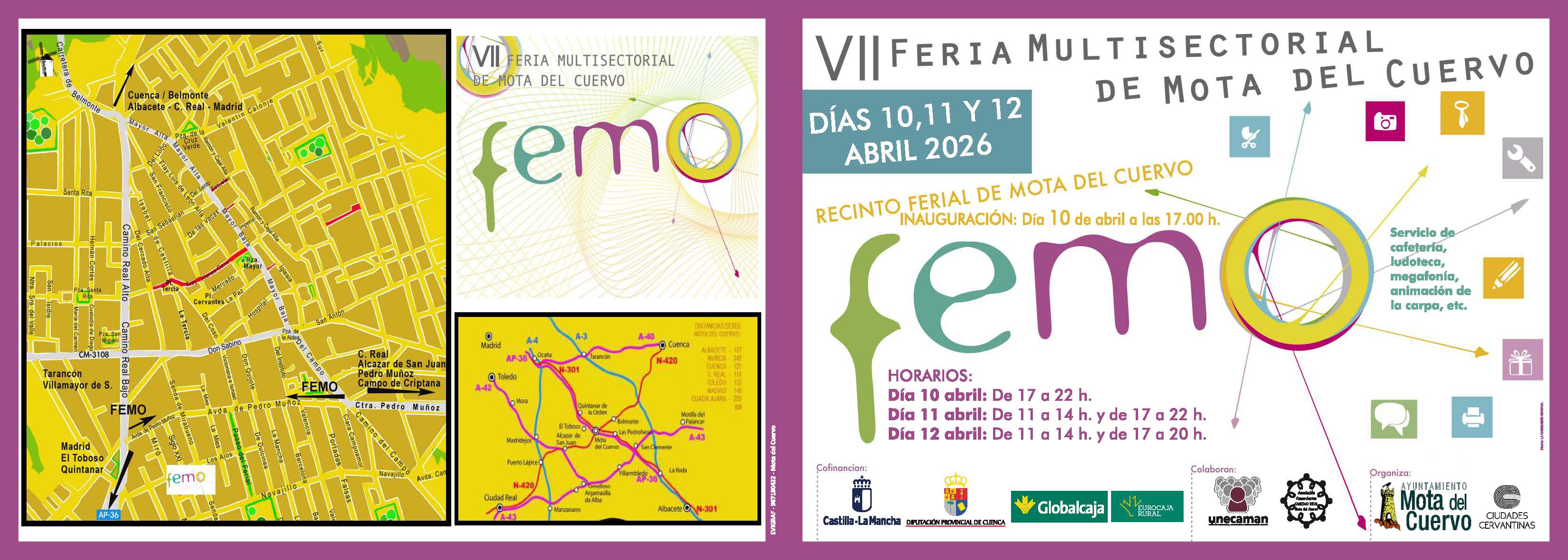 Mota del Cuervo inaugura FEMO 2026, su gran escaparate empresarial y multisectorial Mota del Cuervo inaugura FEMO 2026, su gran escaparate empresarial y multisectorial