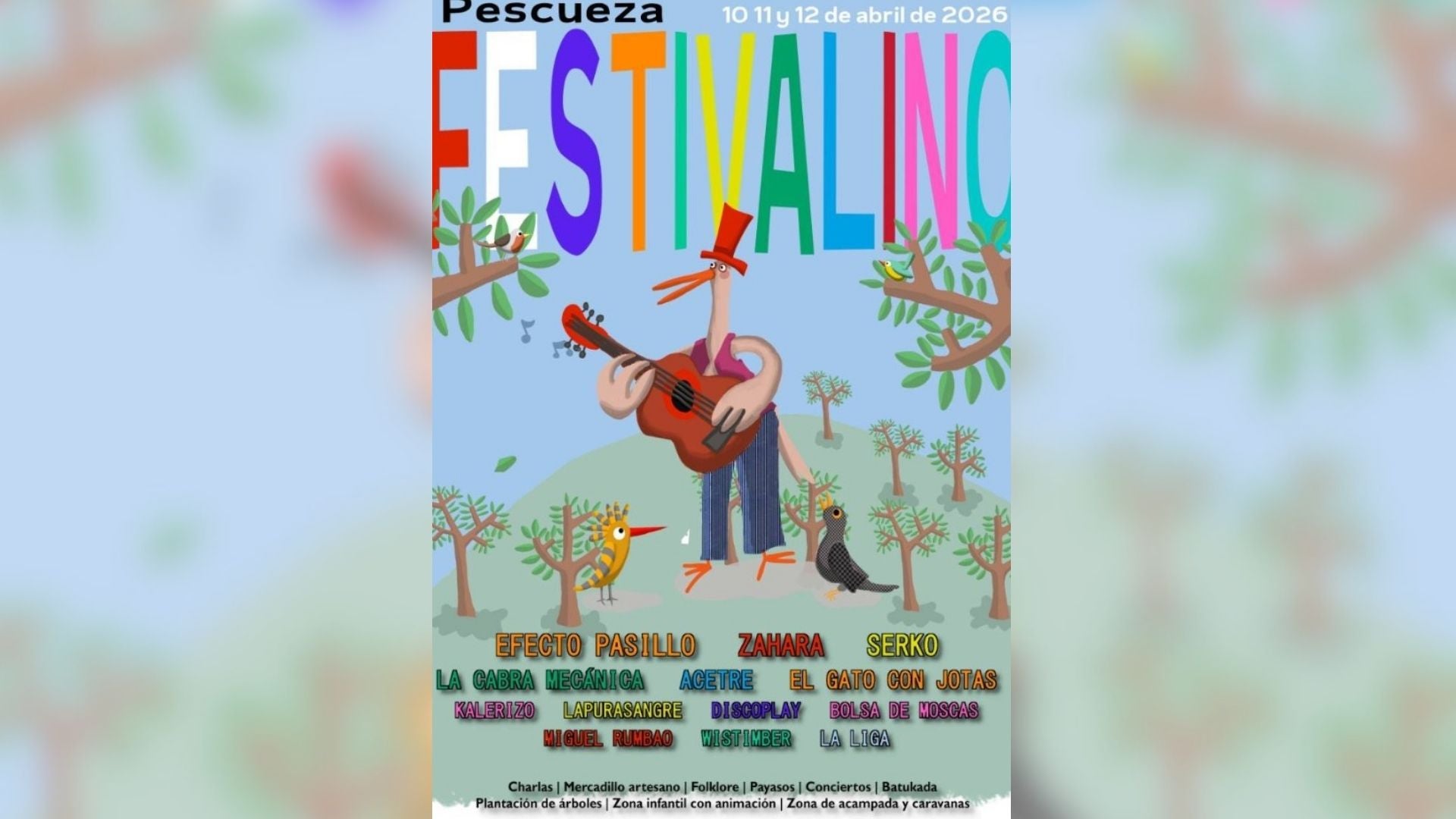Pescueza se prepara para celebrar este fin de semana El Festivalino con conciertos y plantaciones Pescueza se prepara para celebrar este fin de semana El Festivalino con conciertos y plantaciones