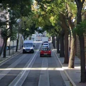 La calle Honduras en una foto de archivo La calle Honduras en una foto de archivo