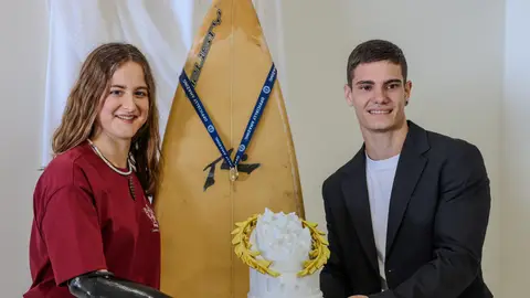 Sarah Almagro y Rubén Roldán, premiados con los galardones ‘Profeta en tu tierra’ de la Diputación de Málaga Sarah Almagro y Rubén Roldán, premiados con los galardones ‘Profeta en tu tierra’ de la Diputación de Málaga