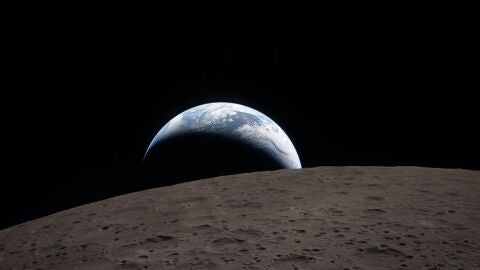 Vista de La Tierra desde La Luna Vista de La Tierra desde La Luna