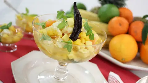 Macedonia de frutillas Macedonia de frutillas