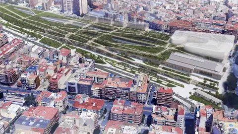 Propuesta para el segundo tramo desde el puente rojo hasta la estación Propuesta para el segundo tramo desde el puente rojo hasta la estación