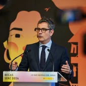 El ministro de la Presidencia, Justicia y Relaciones con las Cortes, Félix Bolaños, preside el acto de presentación de la nueva convocatoria de las becas SERÉ 2026, El ministro de la Presidencia, Justicia y Relaciones con las Cortes, Félix Bolaños, preside el acto de presentación de la nueva convocatoria de las becas SERÉ 2026,
