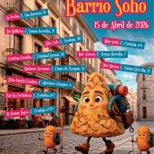 El Soho de Málaga convierte la gastronomía en obra de arte con la "Ruta de la tapa cultural"