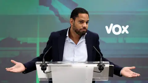 El secretario general de VOX; Ignacio Garriga, cree que el acuerdo con el PP está cerca El secretario general de VOX; Ignacio Garriga, cree que el acuerdo con el PP está cerca