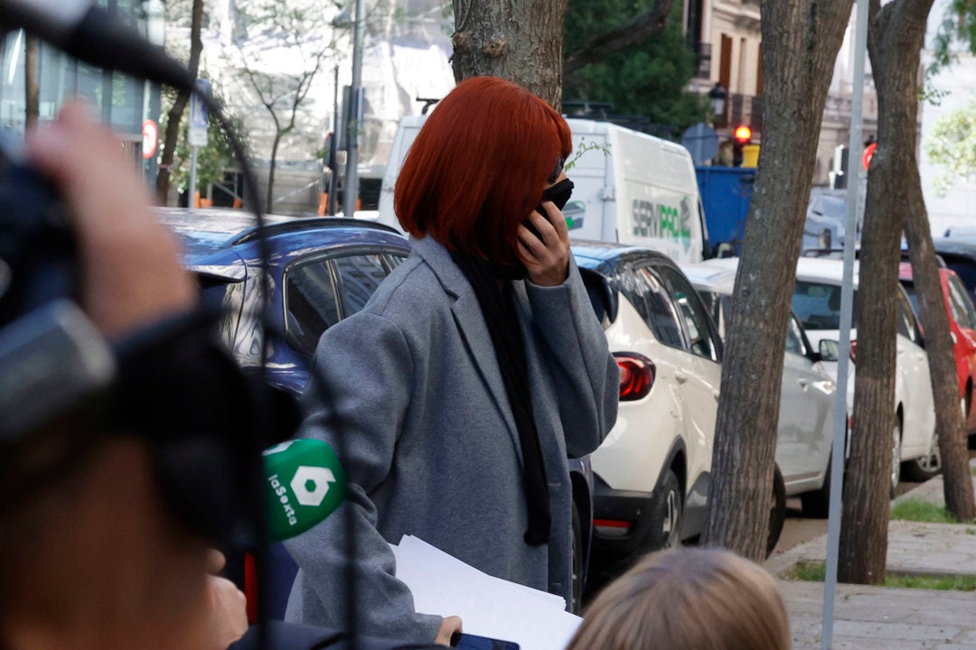 Patricia Úriz, exmujer del exasesor de Ábalos, Koldo García a su llegada al Tribunal Supremo Patricia Úriz, exmujer del exasesor de Ábalos, Koldo García a su llegada al Tribunal Supremo