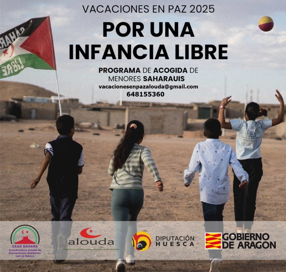 Buscan familias para que cinco niños saharauis puedan pasar el verano en Huesca Buscan familias para que cinco niños saharauis puedan pasar el verano en Huesca
