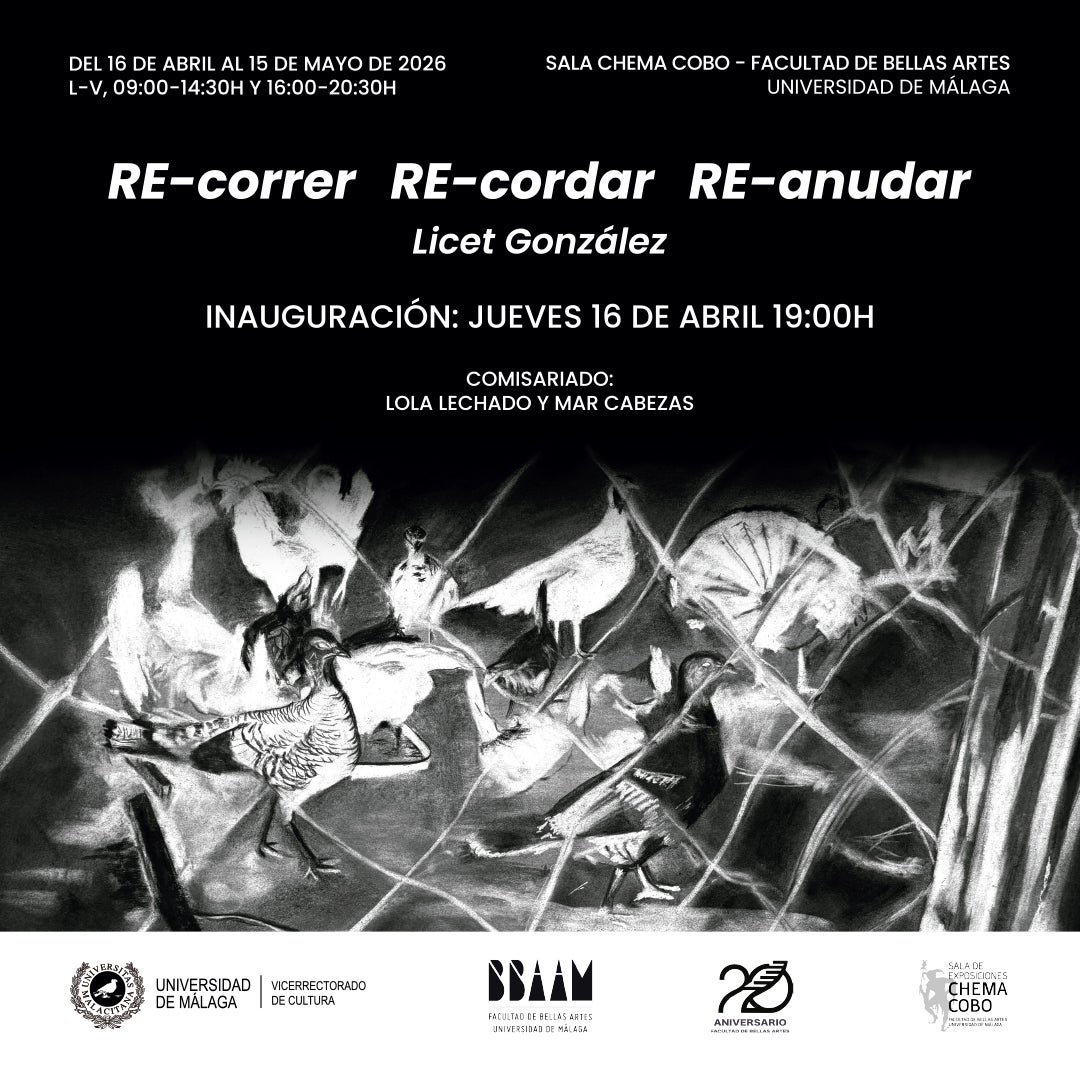 Este jueves 16 de abril a las 19h se inaugura la exhibición “RE-correr RE-cordar RE-anudar” de la artista Licet González Este jueves 16 de abril a las 19h se inaugura la exhibición “RE-correr RE-cordar RE-anudar” de la artista Licet González
