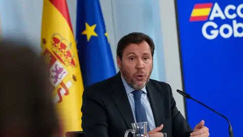 Óscar Puente durante una rueda de prensa posterior al Consejo de Ministros Óscar Puente durante una rueda de prensa posterior al Consejo de Ministros