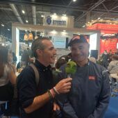 Alberto Gómez Barros y Luís Fontenla, de Cafés Aruba, en el Salón Gourmet 2026