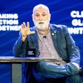 El chef José Andrés durante una charla en Nueva York