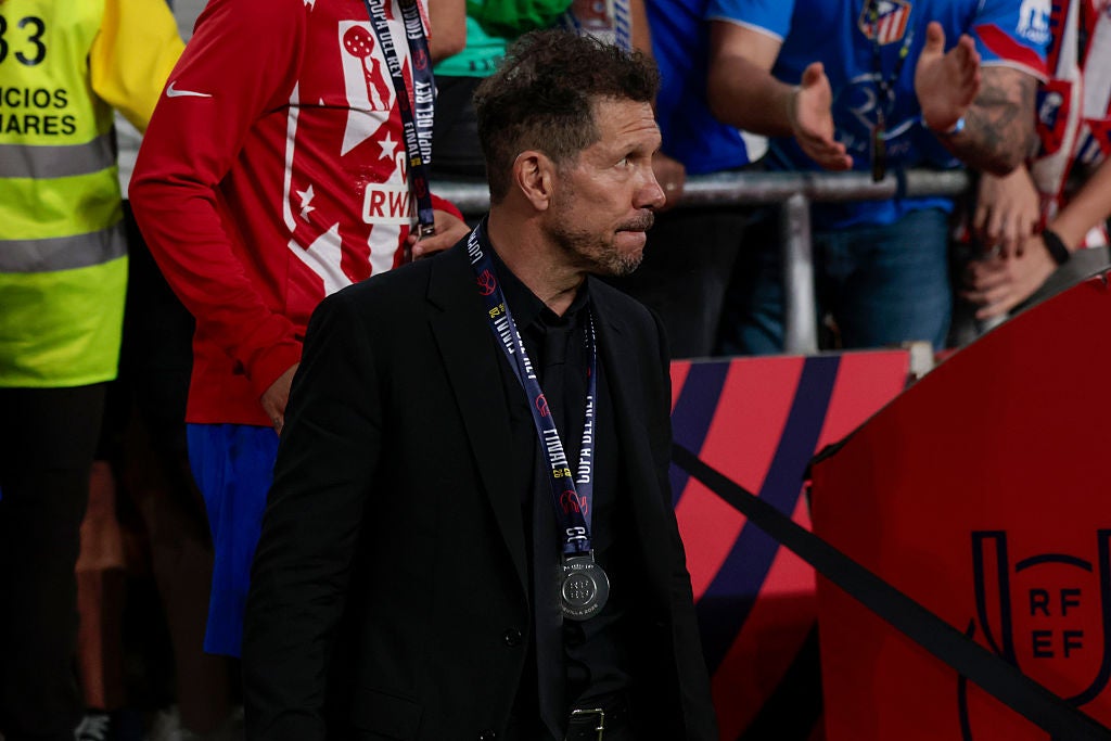 Simeone tras la final de Copa del Rey Simeone tras la final de Copa del Rey