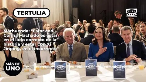 Paco Marhuenda: "Estar con Corina Machado es estar en el lado correcto de la historia y estar con Xi Jinping, en el incorrecto" Paco Marhuenda: "Estar con Corina Machado es estar en el lado correcto de la historia y estar con Xi Jinping, en el incorrecto"