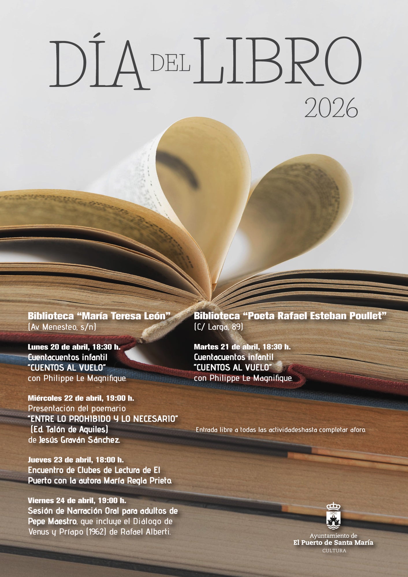 El Día del Libro en El Puerto: la infancia, en el centro El Día del Libro en El Puerto: la infancia, en el centro