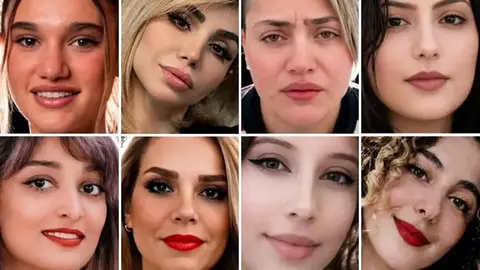 Las ocho mujeres que Trump pide liberar Las ocho mujeres que Trump pide liberar