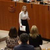María Guardiola, candidata a la Presidencia de la Junta de Extremadura por el PP