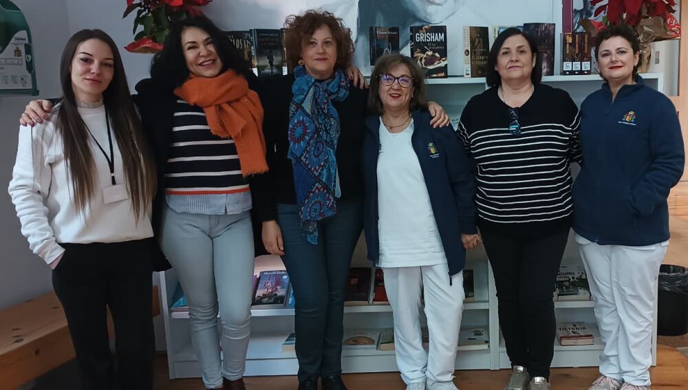Personal de la Biblioteca Pública Municipal 'María Moliner' de Orihuela