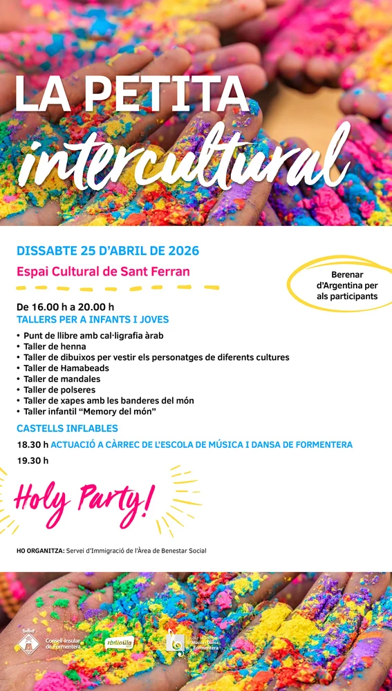 Cartel de la fiesta intercultural Cartel de la fiesta intercultural