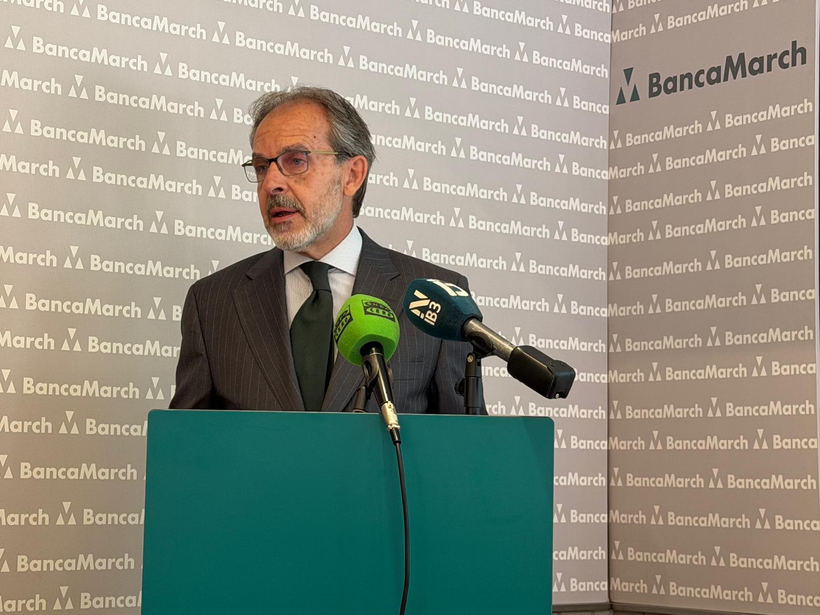 Banca March presenta sus mejores resultados en clientes y negocio y advierte de moderación en la economía balear Banca March presenta sus mejores resultados en clientes y negocio y advierte de moderación en la economía balear